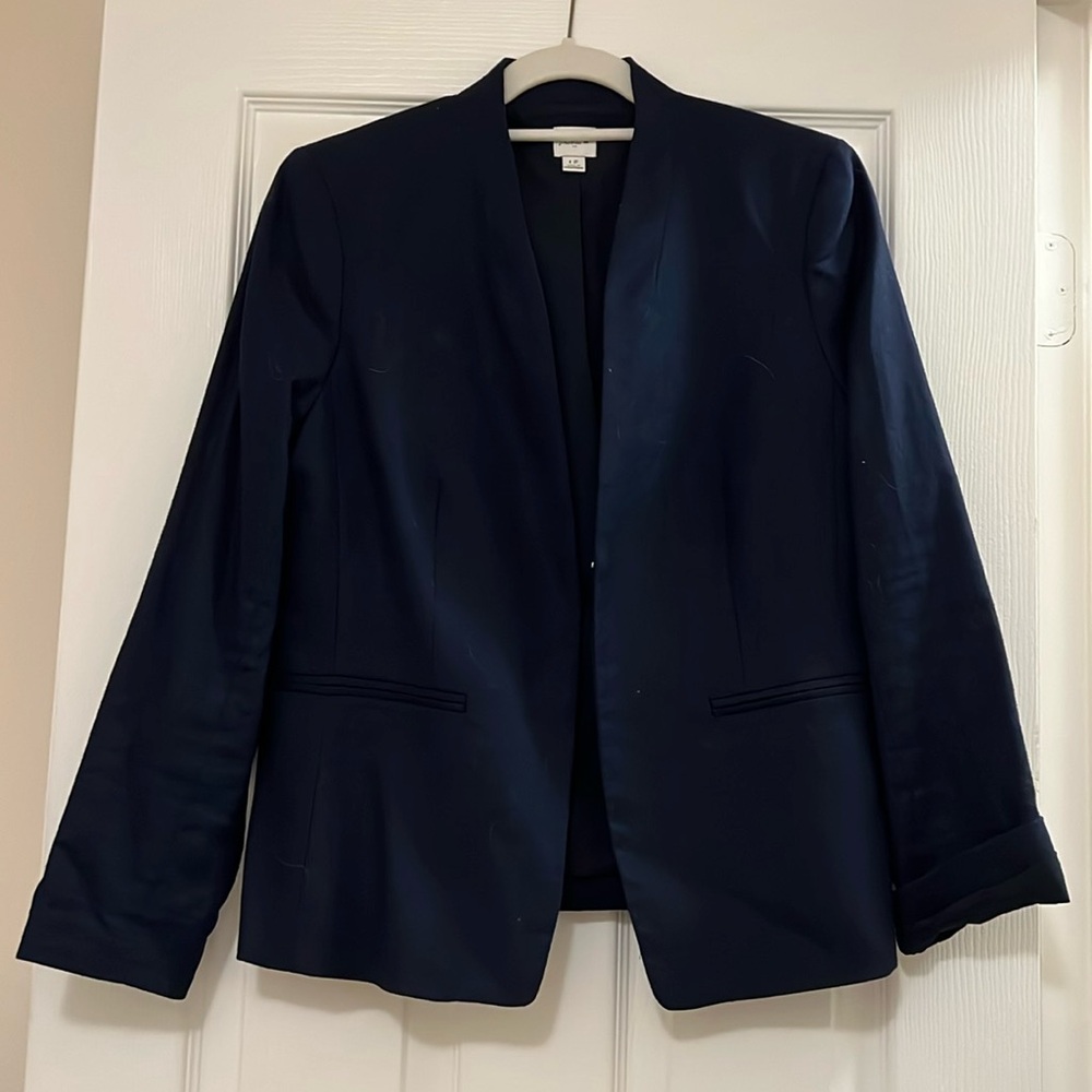 j.Crew Stand Collar Blazer